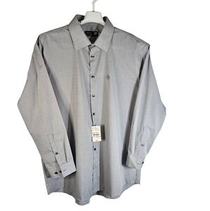 J. Ferrar Ultra Comfort Mens Slim Fit Easy Care Stretch Fabric Long Sleeve Dress